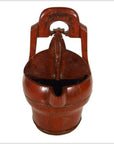 Antique Hand-Carved Red Lacquered Basket with Spout from 19th Century, China-5. Asian & Chinese Furniture, Art, Antiques, Vintage Home Décor for sale at FEA Home