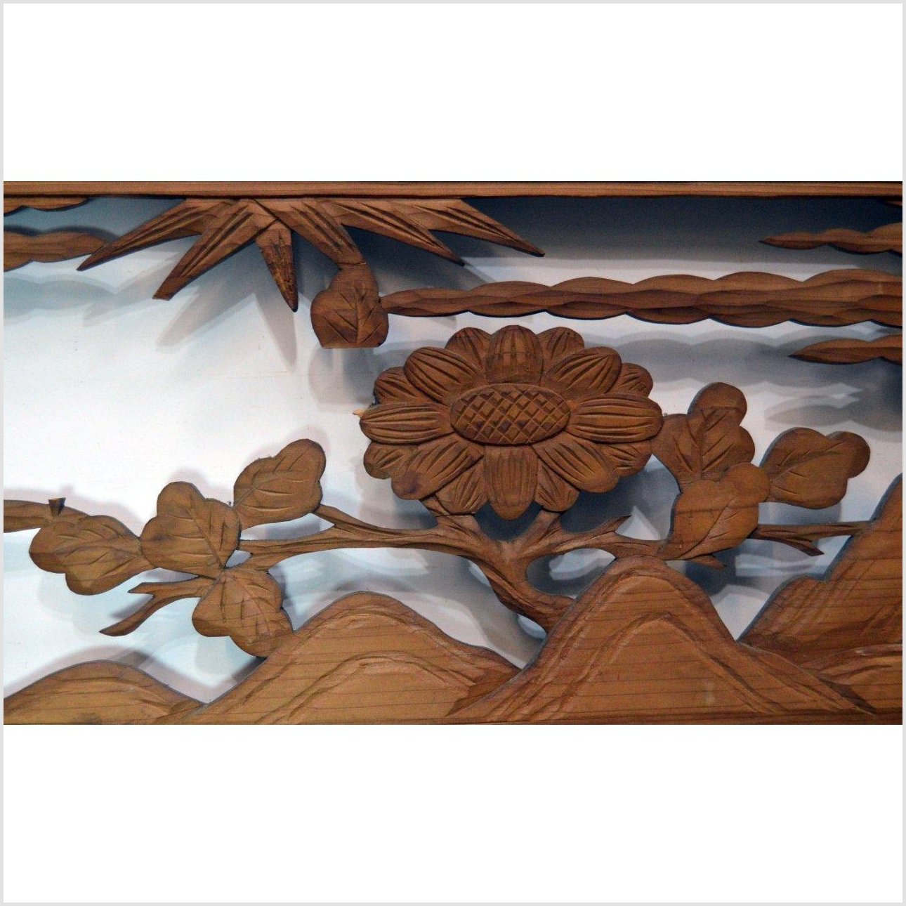 ANTIQUE HAND CARVED WALL DECORATION-3. Asian & Chinese Furniture, Art, Antiques, Vintage Home Décor for sale at FEA Home