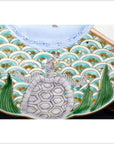 Antique Hand Painted Asian Plate-6. Asian & Chinese Furniture, Art, Antiques, Vintage Home Décor for sale at FEA Home