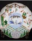 Antique Hand Painted Asian Plate-1. Asian & Chinese Furniture, Art, Antiques, Vintage Home Décor for sale at FEA Home