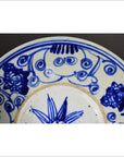 Antique Hand Painted Chinese Plate-4. Asian & Chinese Furniture, Art, Antiques, Vintage Home Décor for sale at FEA Home