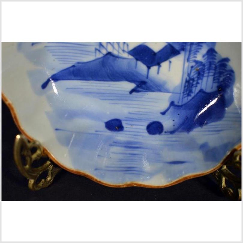 Antique Hand Painted Chinese Porcelain Plate-4. Asian & Chinese Furniture, Art, Antiques, Vintage Home Décor for sale at FEA Home