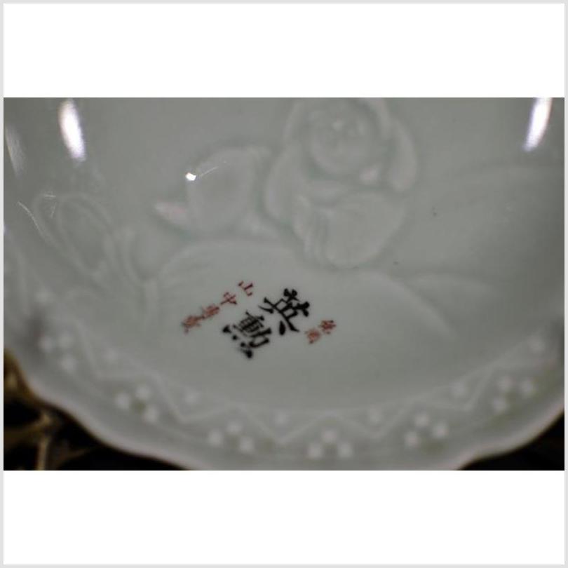 Antique Hand Painted Embossed Japanese Plate-3. Asian & Chinese Furniture, Art, Antiques, Vintage Home Décor for sale at FEA Home