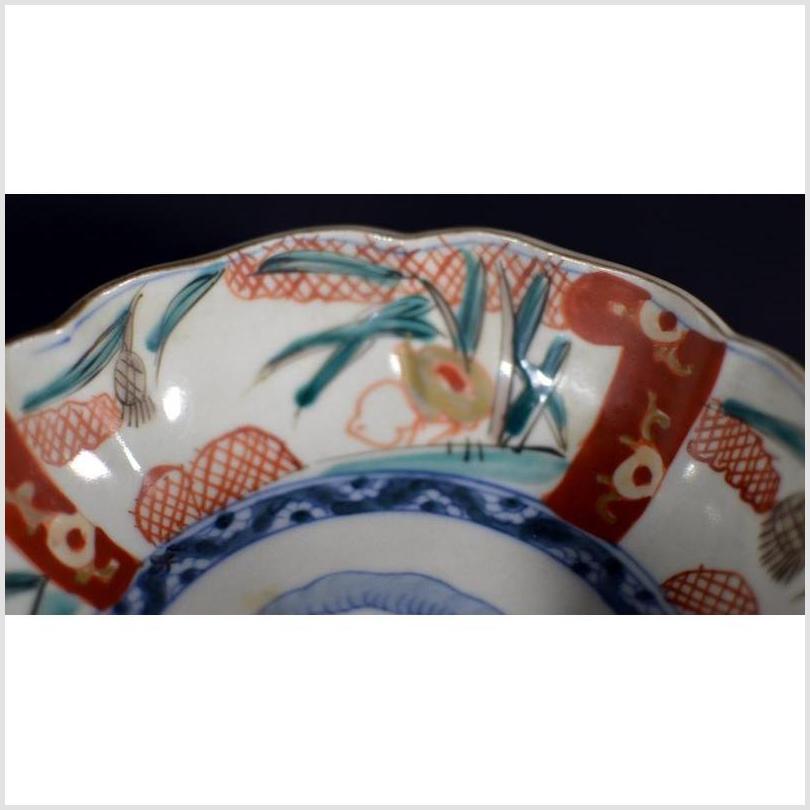 Antique Hand Painted Japanese Imari Porcelain Bowl-4. Asian & Chinese Furniture, Art, Antiques, Vintage Home Décor for sale at FEA Home