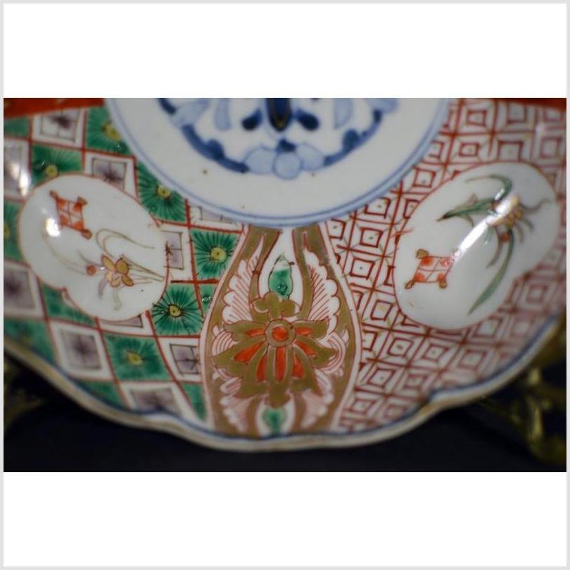 Antique Hand Painted Japanese Imari Porcelain Bowl-3. Asian & Chinese Furniture, Art, Antiques, Vintage Home Décor for sale at FEA Home