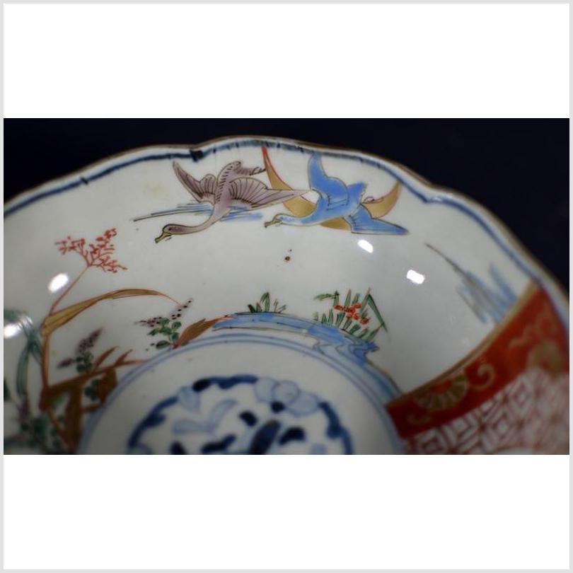 Antique Hand Painted Japanese Imari Porcelain Bowl-5. Asian & Chinese Furniture, Art, Antiques, Vintage Home Décor for sale at FEA Home