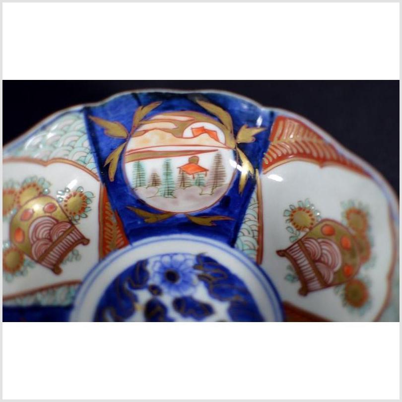 Antique Hand Painted Japanese Imari Porcelain Bowl-4. Asian & Chinese Furniture, Art, Antiques, Vintage Home Décor for sale at FEA Home