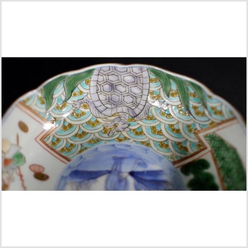 Antique Hand Painted Japanese Imari Porcelain Bowl-5. Asian & Chinese Furniture, Art, Antiques, Vintage Home Décor for sale at FEA Home