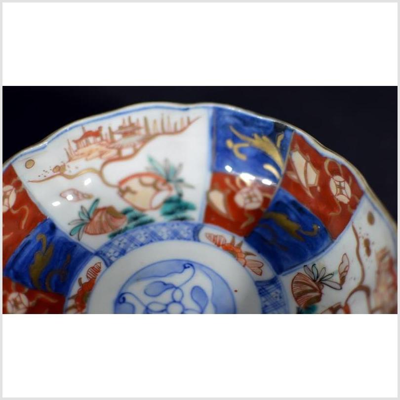 Antique Hand Painted Japanese Imari Porcelain Bowl-5. Asian & Chinese Furniture, Art, Antiques, Vintage Home Décor for sale at FEA Home