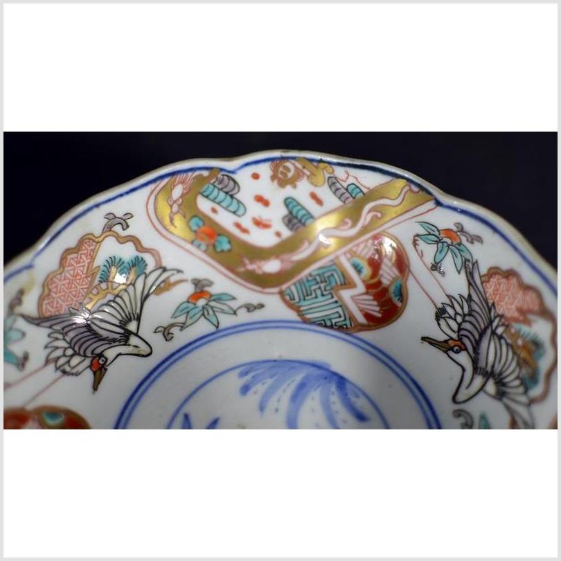 Antique Hand Painted Japanese Imari Porcelain Bowl-4. Asian & Chinese Furniture, Art, Antiques, Vintage Home Décor for sale at FEA Home