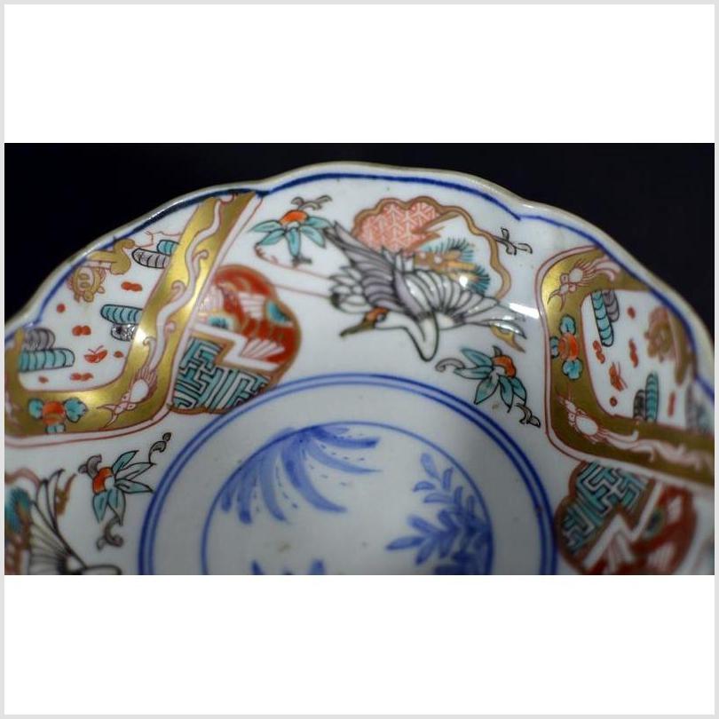 Antique Hand Painted Japanese Imari Porcelain Bowl-5. Asian & Chinese Furniture, Art, Antiques, Vintage Home Décor for sale at FEA Home