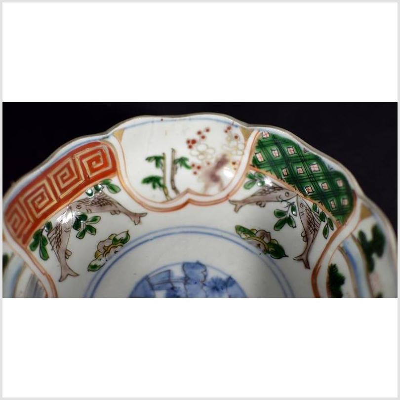 Antique Hand Painted Japanese Imari Porcelain Bowl-3. Asian & Chinese Furniture, Art, Antiques, Vintage Home Décor for sale at FEA Home