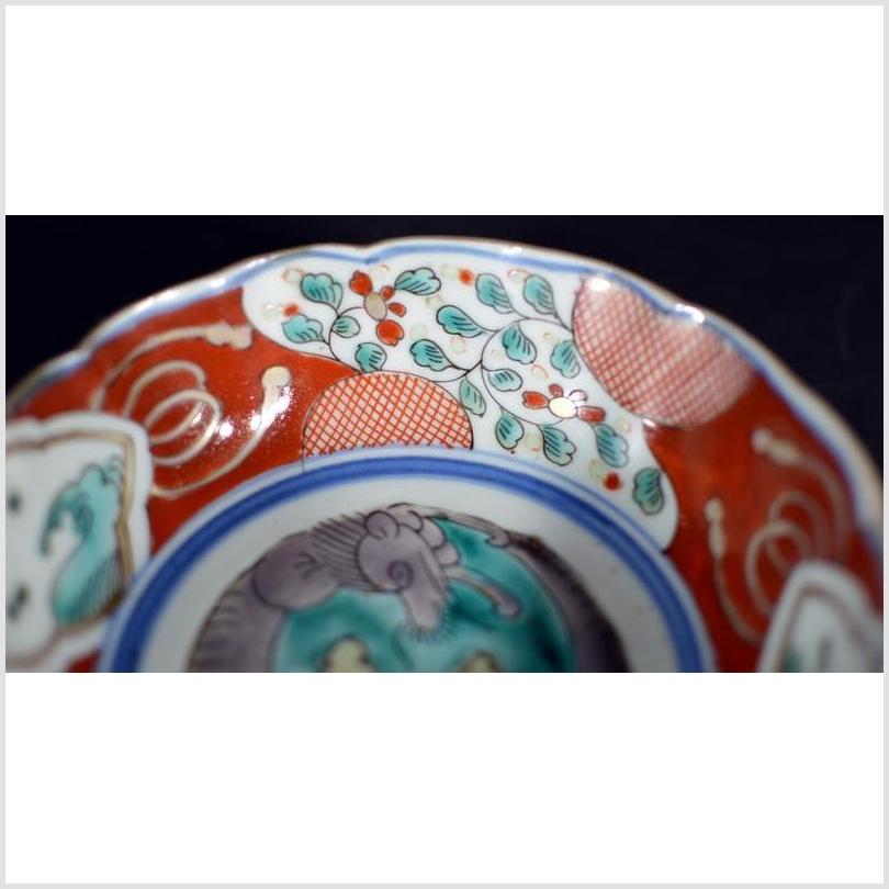 Antique Hand Painted Japanese Imari Porcelain Bowl-4. Asian & Chinese Furniture, Art, Antiques, Vintage Home Décor for sale at FEA Home