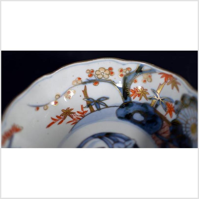 Antique Hand Painted Japanese Imari Porcelain Bowl-4. Asian & Chinese Furniture, Art, Antiques, Vintage Home Décor for sale at FEA Home