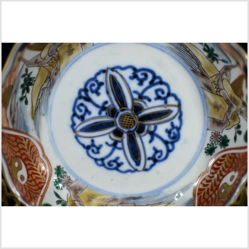 Antique Hand Painted Japanese Imari Porcelain Bowl-2. Asian & Chinese Furniture, Art, Antiques, Vintage Home Décor for sale at FEA Home