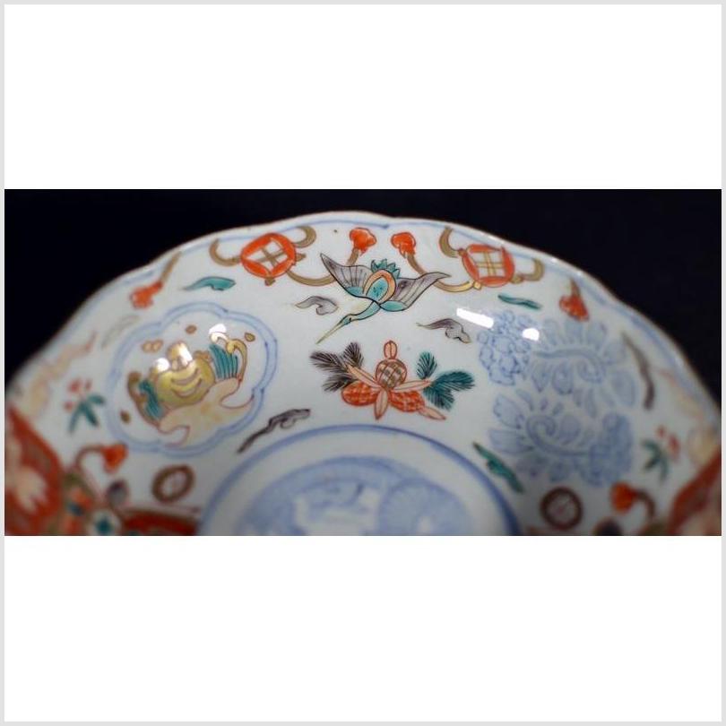 Antique Hand Painted Japanese Imari Porcelain Bowl-4. Asian & Chinese Furniture, Art, Antiques, Vintage Home Décor for sale at FEA Home