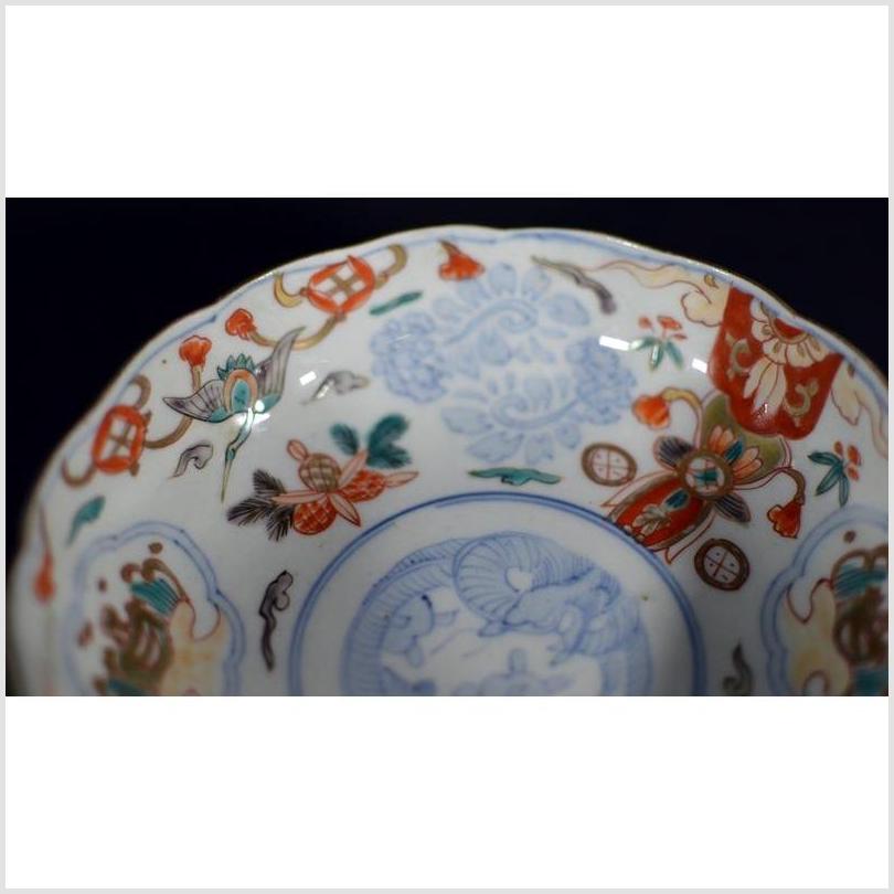 Antique Hand Painted Japanese Imari Porcelain Bowl-5. Asian & Chinese Furniture, Art, Antiques, Vintage Home Décor for sale at FEA Home
