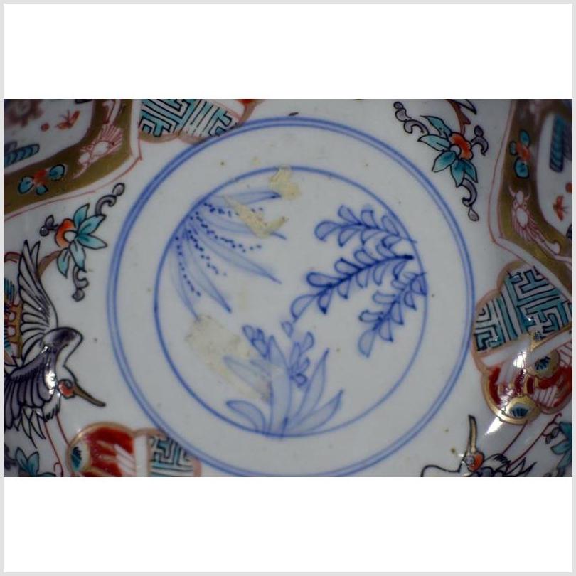 Antique Hand Painted Japanese Imari Porcelain Bowl-2. Asian & Chinese Furniture, Art, Antiques, Vintage Home Décor for sale at FEA Home