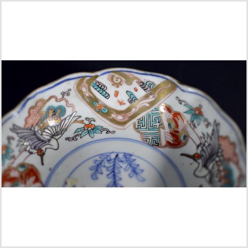 Antique Hand Painted Japanese Imari Porcelain Bowl-4. Asian & Chinese Furniture, Art, Antiques, Vintage Home Décor for sale at FEA Home