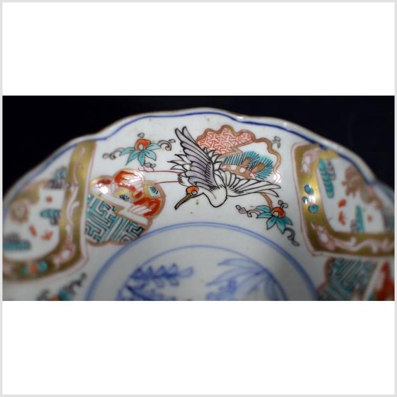 Antique Hand Painted Japanese Imari Porcelain Bowl-5. Asian & Chinese Furniture, Art, Antiques, Vintage Home Décor for sale at FEA Home