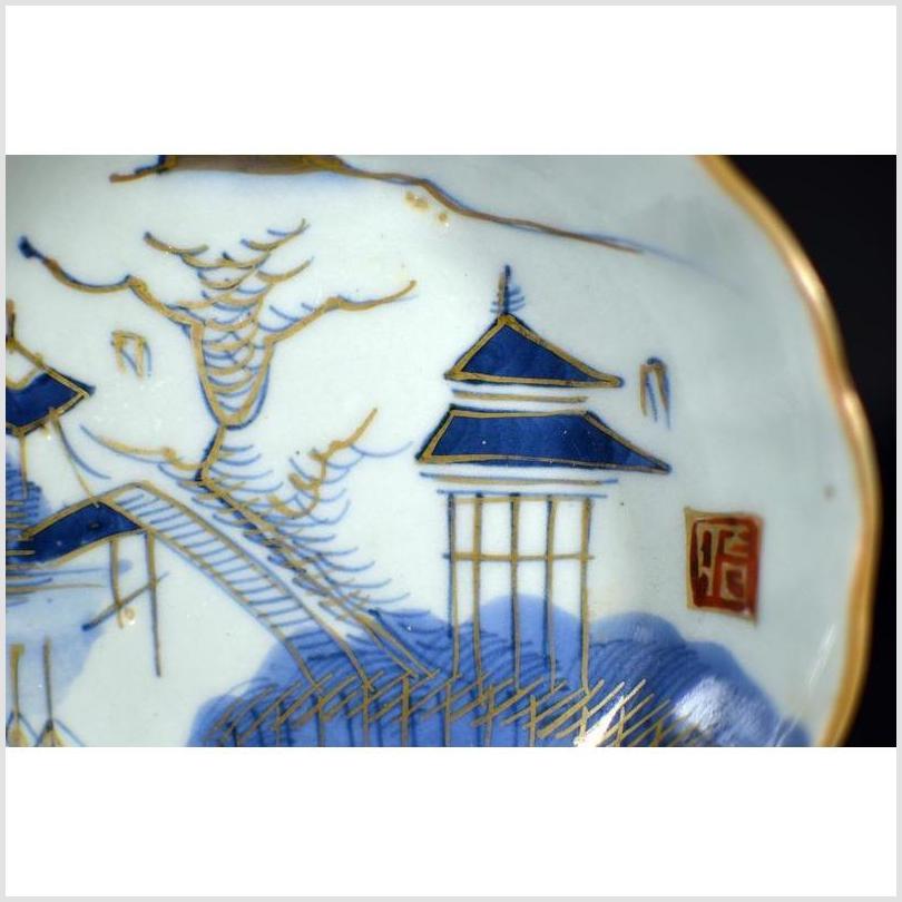 Antique Hand Painted Japanese Imari Porcelain Plate-3. Asian & Chinese Furniture, Art, Antiques, Vintage Home Décor for sale at FEA Home