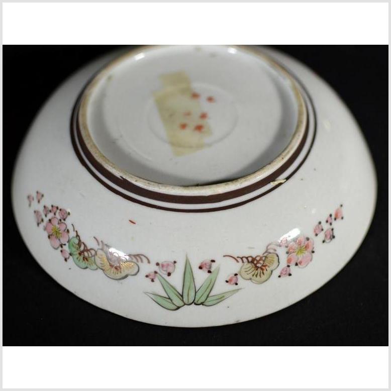 Antique Hand Painted Japanese Kutani Porcelain Bowl-6. Asian & Chinese Furniture, Art, Antiques, Vintage Home Décor for sale at FEA Home