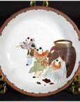 Antique Hand Painted Japanese Kutani Porcelain Plate-1. Asian & Chinese Furniture, Art, Antiques, Vintage Home Décor for sale at FEA Home