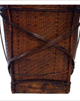 Handwoven Rattan Farmer's Basket-2. Asian & Chinese Furniture, Art, Antiques, Vintage Home Décor for sale at FEA Home