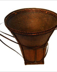 Handwoven Rattan Farmer's Basket-5. Asian & Chinese Furniture, Art, Antiques, Vintage Home Décor for sale at FEA Home