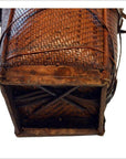 Handwoven Rattan Farmer's Basket-7. Asian & Chinese Furniture, Art, Antiques, Vintage Home Décor for sale at FEA Home