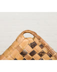 Antique Hand Woven Rustic Karagumoy Filipino Two Toned Grain Basket-3. Asian & Chinese Furniture, Art, Antiques, Vintage Home Décor for sale at FEA Home