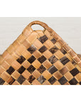 Antique Hand Woven Rustic Karagumoy Filipino Two Toned Grain Basket-4. Asian & Chinese Furniture, Art, Antiques, Vintage Home Décor for sale at FEA Home