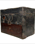 Antique Handmade Wood Money Box with Hardware from 19th Century China-5. Asian & Chinese Furniture, Art, Antiques, Vintage Home Décor for sale at FEA Home