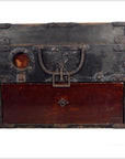 Antique Handmade Wood Money Box with Hardware from 19th Century China-1. Asian & Chinese Furniture, Art, Antiques, Vintage Home Décor for sale at FEA Home