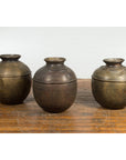 Indian Brass Water Vessels, Sold Each-15. Asian & Chinese Furniture, Art, Antiques, Vintage Home Décor for sale at FEA Home