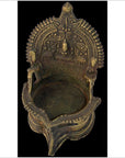 Antique Indian Brass Oil Lamp-2. Asian & Chinese Furniture, Art, Antiques, Vintage Home Décor for sale at FEA Home