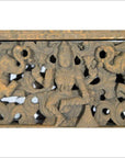 Antique Indian Hand-Carved Sheesham Religious Temple Plaque, Early 20th Century-4. Asian & Chinese Furniture, Art, Antiques, Vintage Home Décor for sale at FEA Home