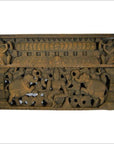 Antique Indian Hand-Carved Sheesham Religious Temple Plaque, Early 20th Century-1. Asian & Chinese Furniture, Art, Antiques, Vintage Home Décor for sale at FEA Home