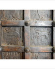 Antique Indian Hand Carved Temple Doors-8. Asian & Chinese Furniture, Art, Antiques, Vintage Home Décor for sale at FEA Home