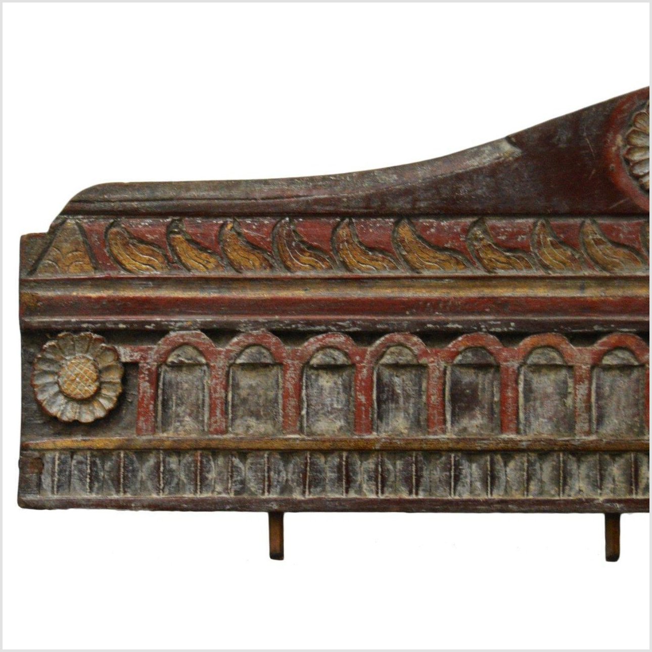 Antique Indian Hand Carved Wall Ornament-3. Asian & Chinese Furniture, Art, Antiques, Vintage Home Décor for sale at FEA Home
