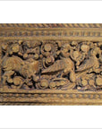 Antique Indian Hand Carved Wooden Wall Ornament-3. Asian & Chinese Furniture, Art, Antiques, Vintage Home Décor for sale at FEA Home