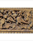 Antique Indian Hand Carved Wooden Wall Ornament-6. Asian & Chinese Furniture, Art, Antiques, Vintage Home Décor for sale at FEA Home