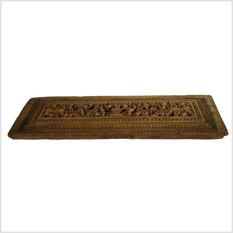 Antique Indian Hand Carved Wooden Wall Ornament-9. Asian & Chinese Furniture, Art, Antiques, Vintage Home Décor for sale at FEA Home