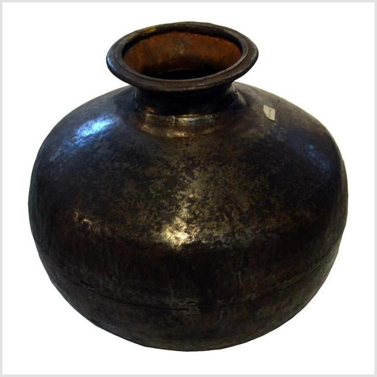Antique Indian Hand Tooled Jug-3. Asian & Chinese Furniture, Art, Antiques, Vintage Home Décor for sale at FEA Home