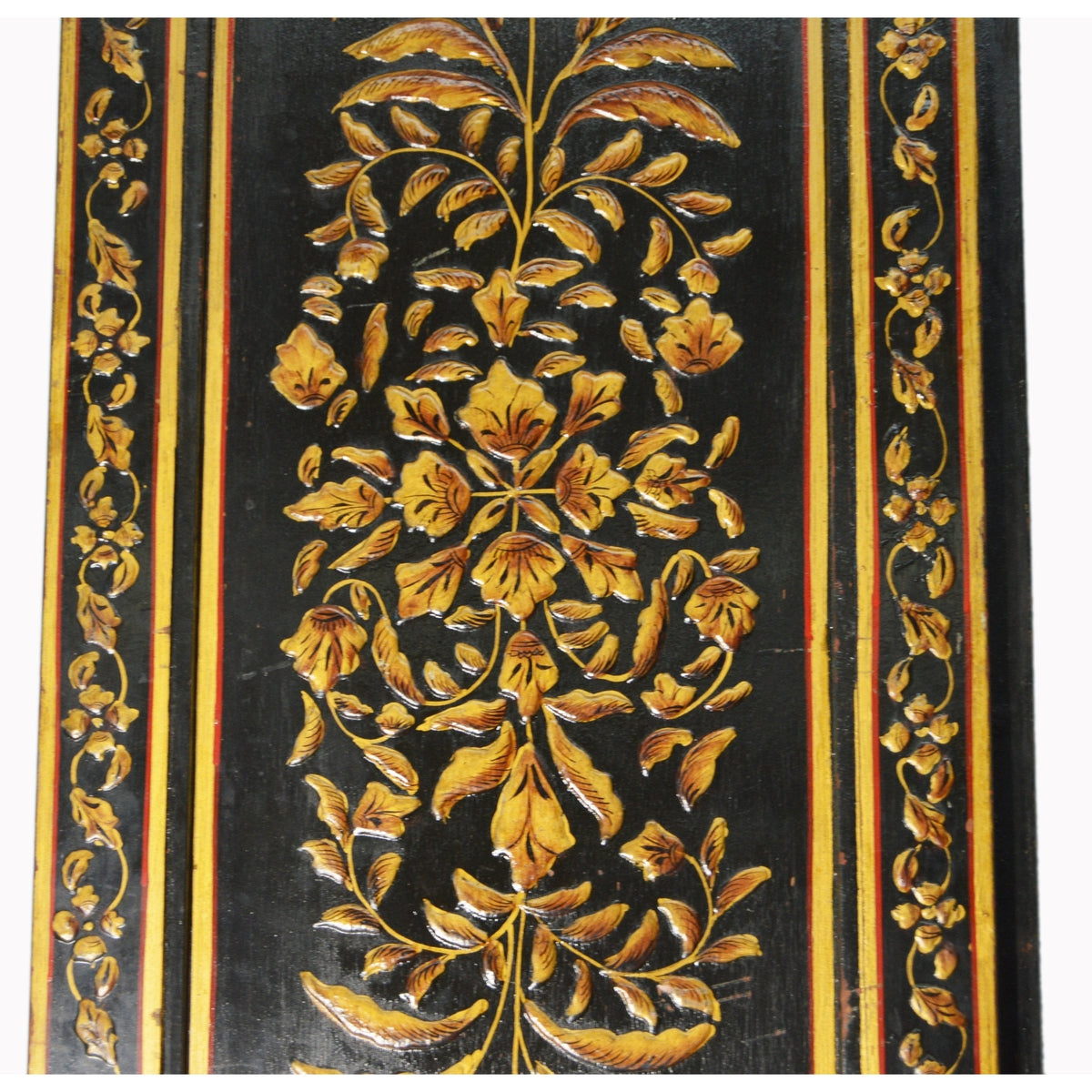 Antique Indian Lacquered Wooden Door-8. Asian & Chinese Furniture, Art, Antiques, Vintage Home Décor for sale at FEA Home