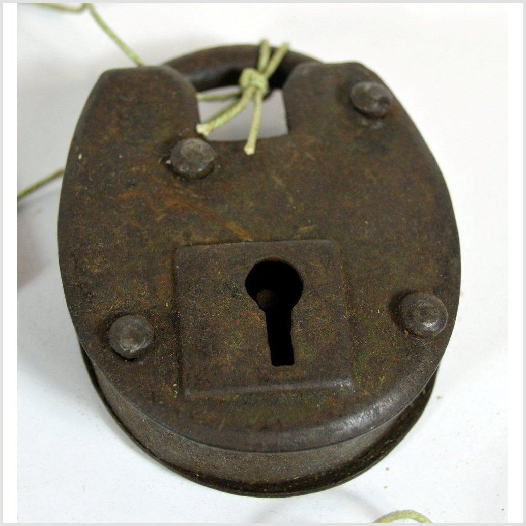 Antique Indian Locks-5. Asian & Chinese Furniture, Art, Antiques, Vintage Home Décor for sale at FEA Home