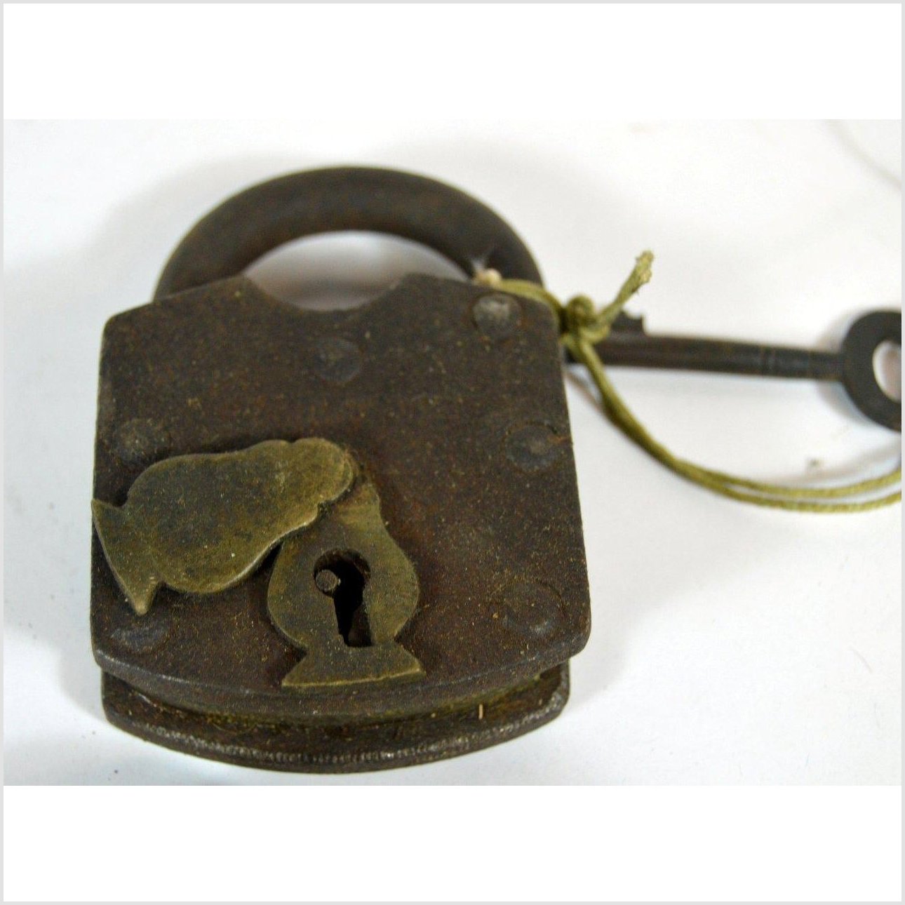 Antique Indian Locks-6. Asian & Chinese Furniture, Art, Antiques, Vintage Home Décor for sale at FEA Home