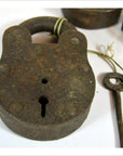 Antique Indian Locks-2. Asian & Chinese Furniture, Art, Antiques, Vintage Home Décor for sale at FEA Home