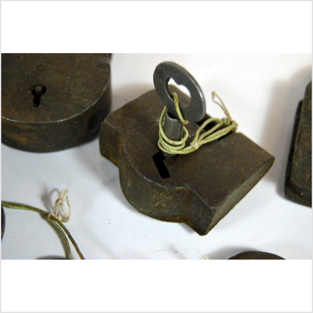 Antique Indian Locks-5. Asian & Chinese Furniture, Art, Antiques, Vintage Home Décor for sale at FEA Home