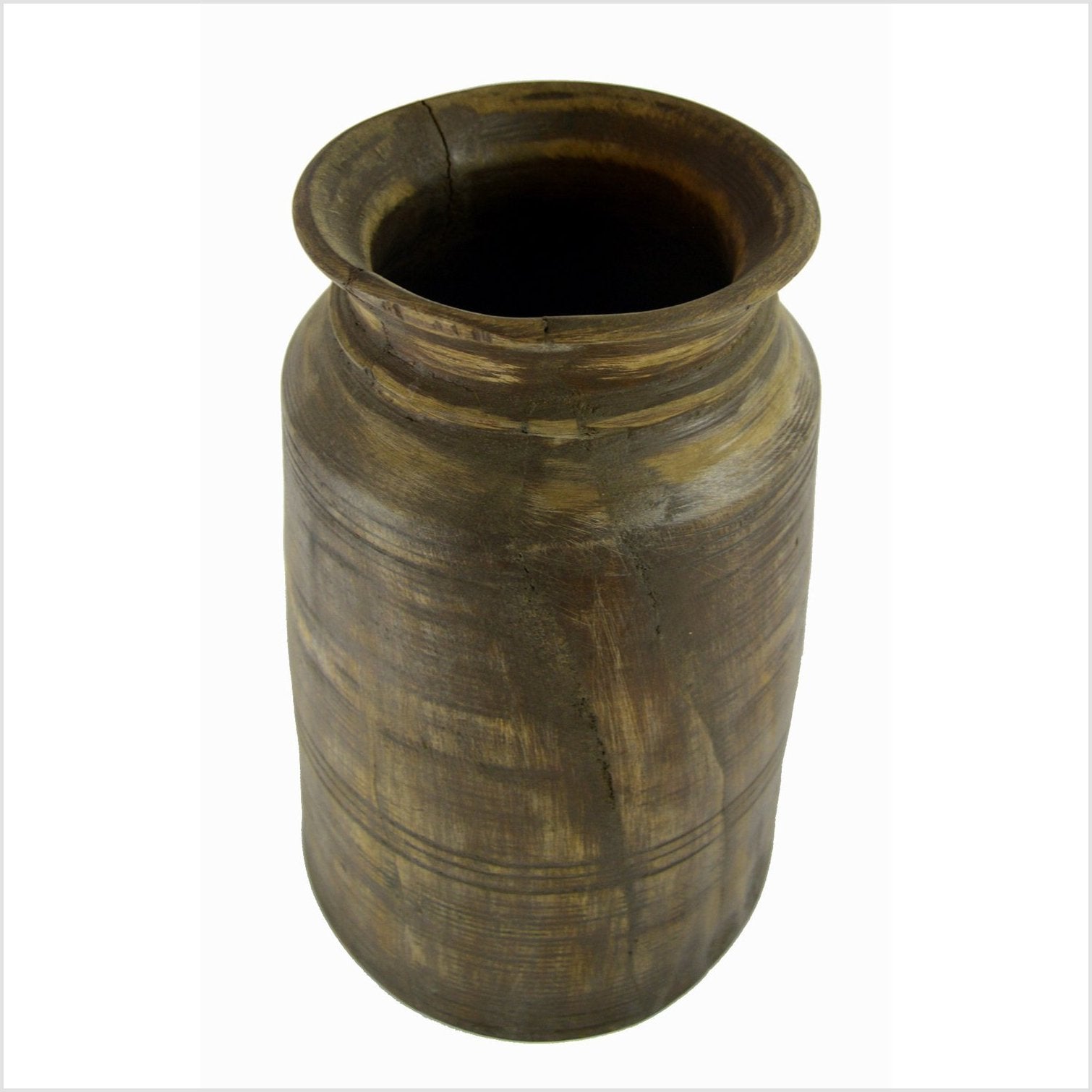 Antique Indian Milk Storage Container (Vase)-2. Asian & Chinese Furniture, Art, Antiques, Vintage Home Décor for sale at FEA Home